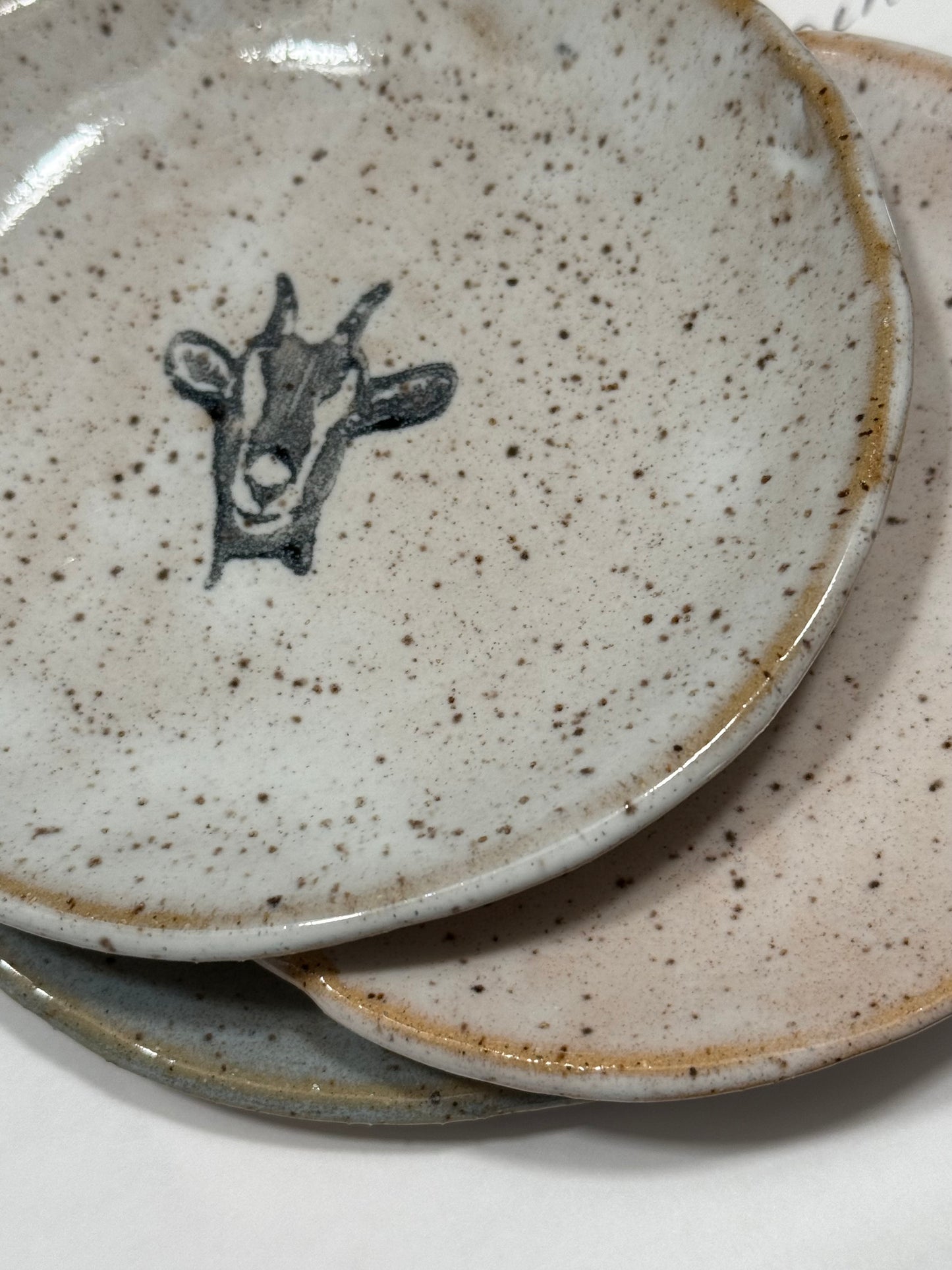 Goat Pottery Soap Dishes