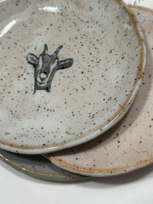 Goat Pottery Soap Dishes