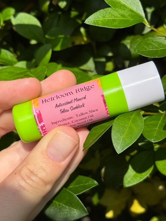 Antioxidant Mineral Tallow Sunblock