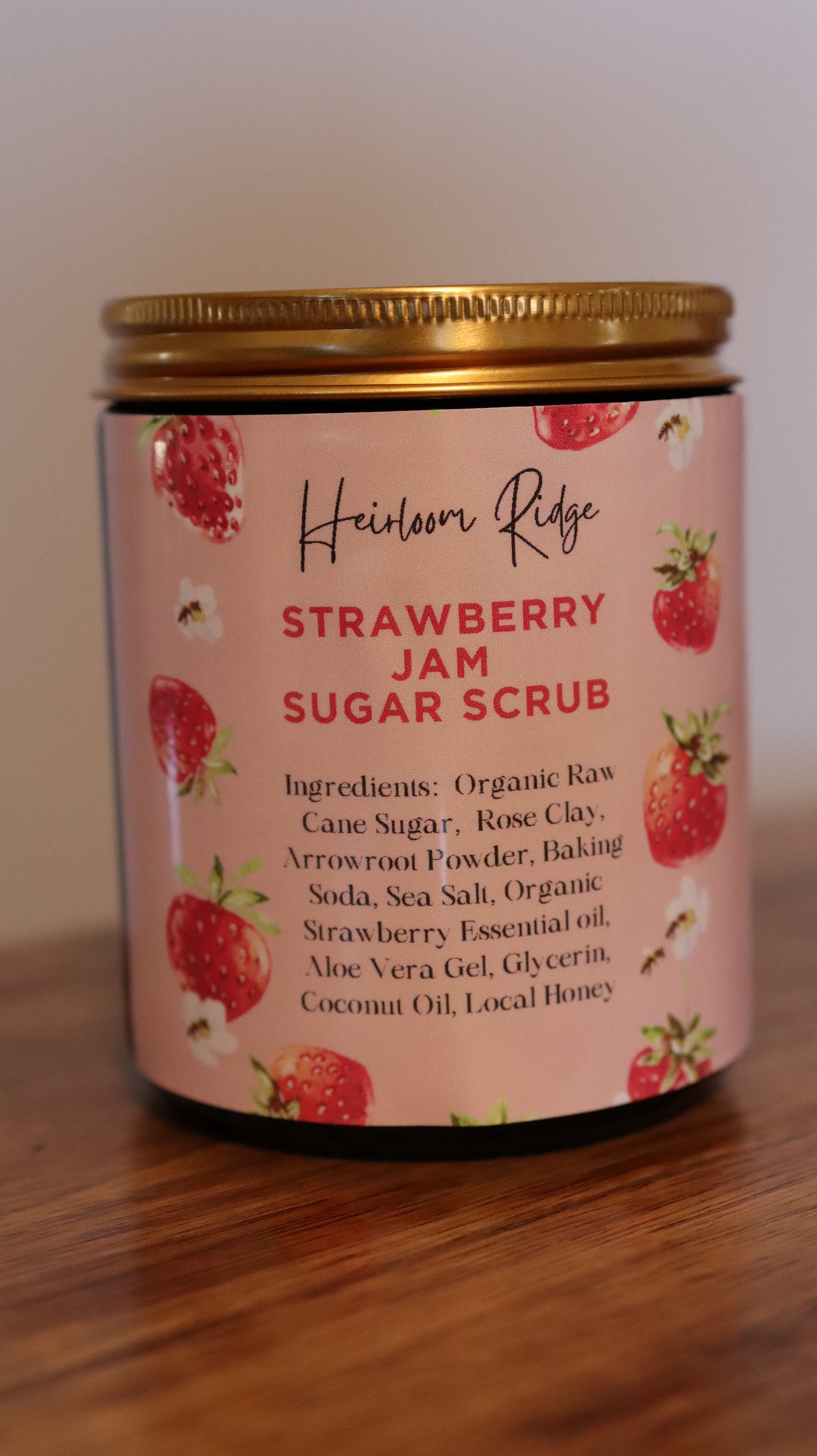 Strawberry Jam Sugar Scrub